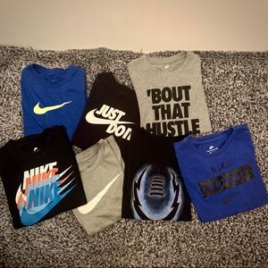 NIKE LOT OF 7~ GUC •BOYS• {M} T-SHIRTS